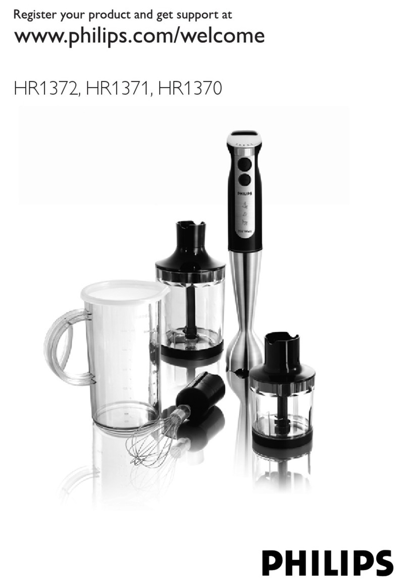 Philips HR1372 User manual