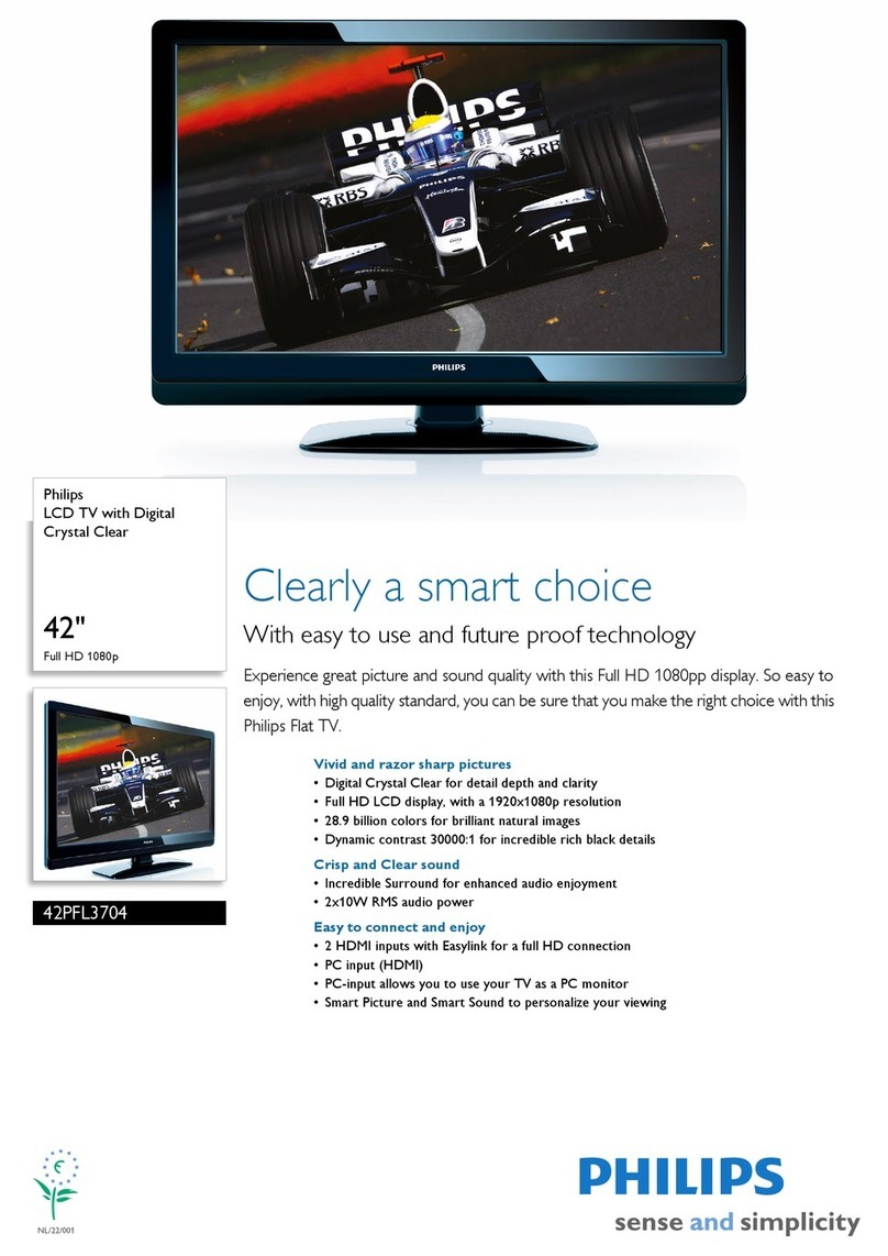 Philips 42PFL3704/12 User manual