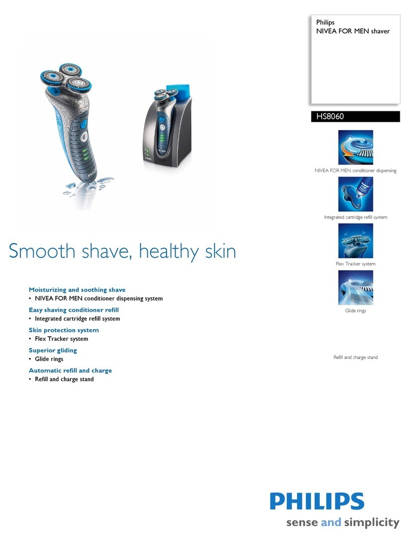 Philips Coolskin HS8060 Specification sheet