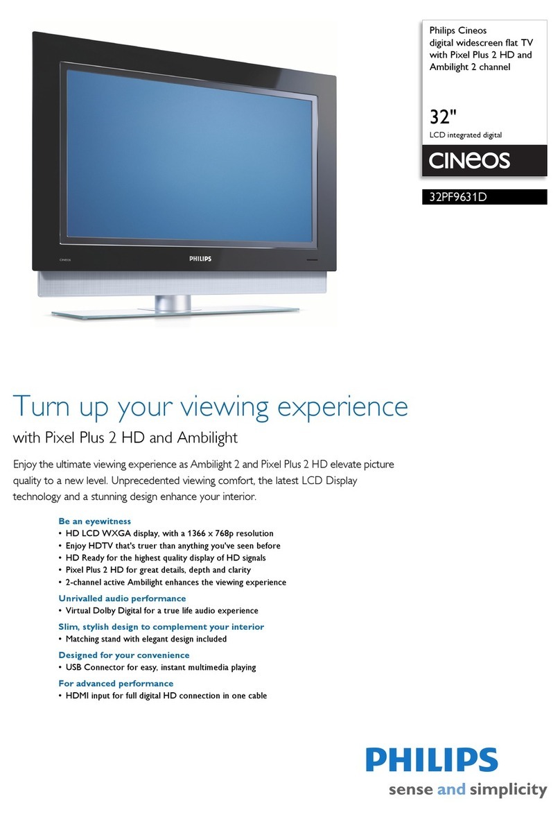 Philips Cineos 32PF9631D User manual