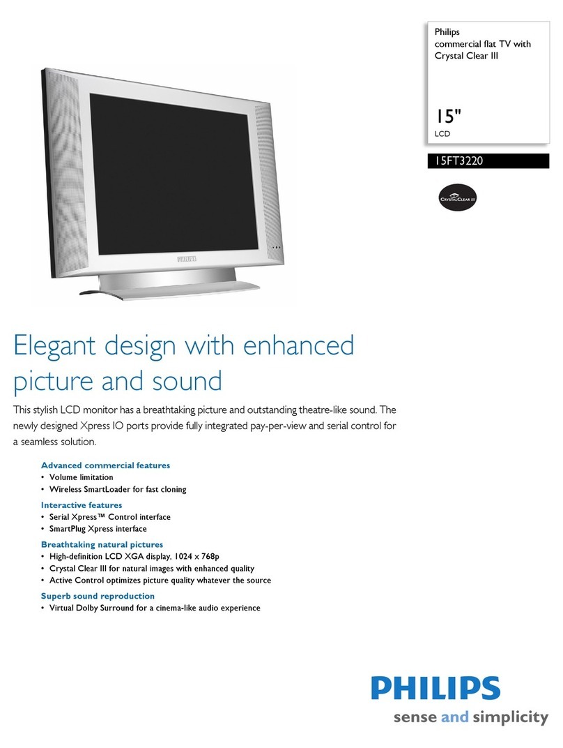 Philips 15FT3220 User manual