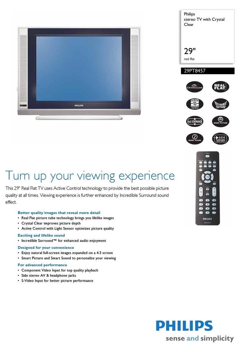 Philips 29PT8457 User manual