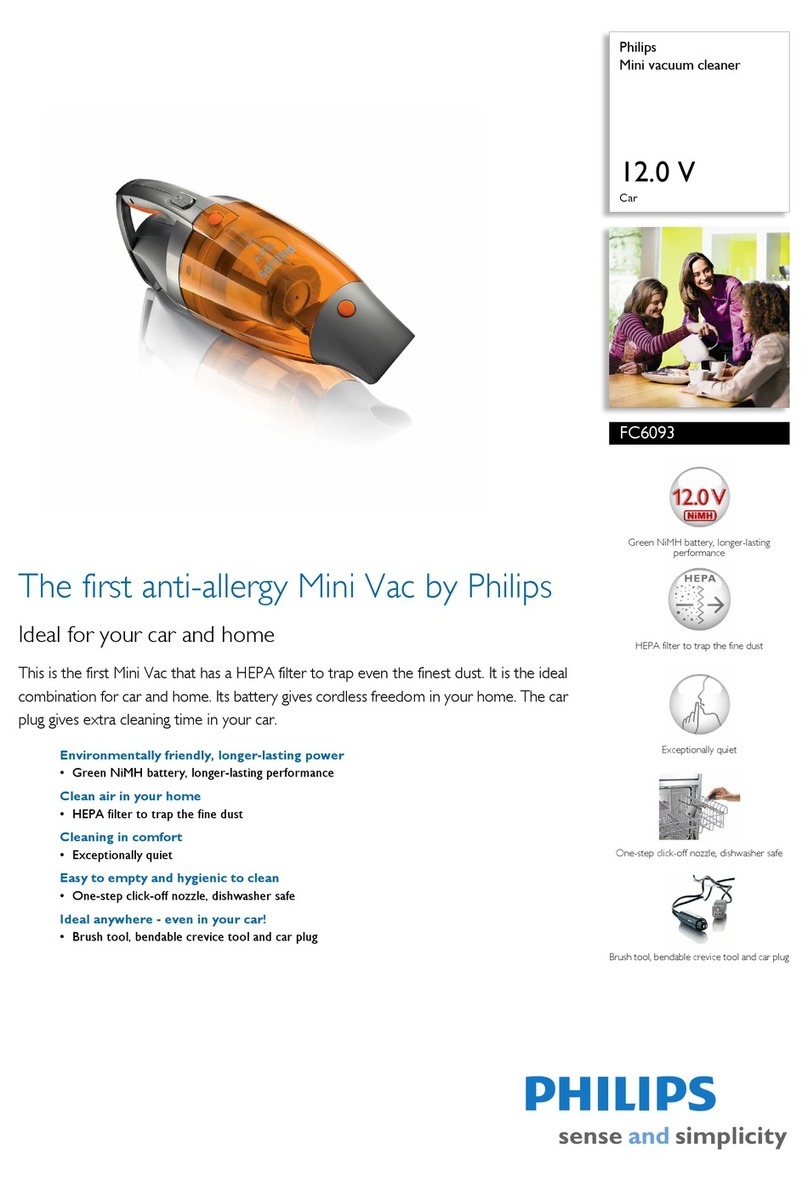 Philips Bruce FC6093 User manual