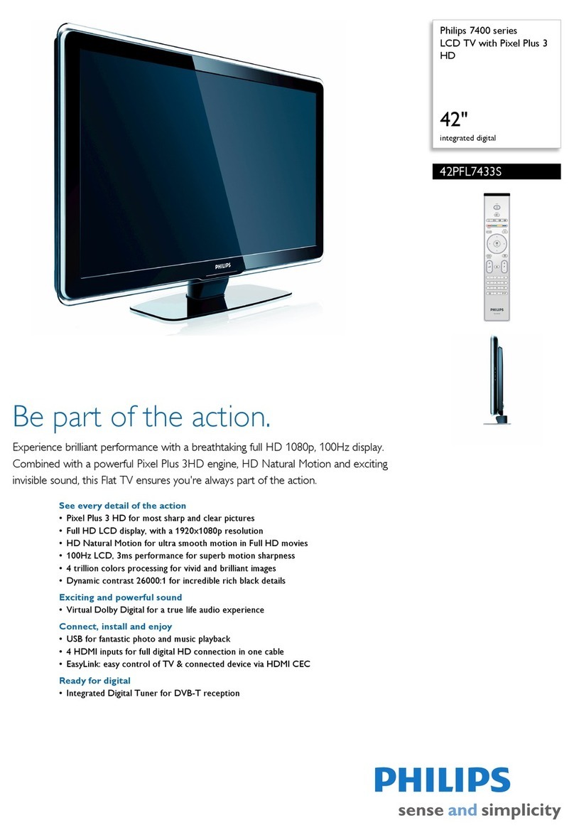 Philips 42PFL7433S/60 User manual