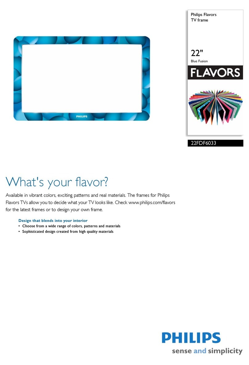 Philips Flavors 22FDF6033 User manual Philips Flavors 22FDF6033 User manual