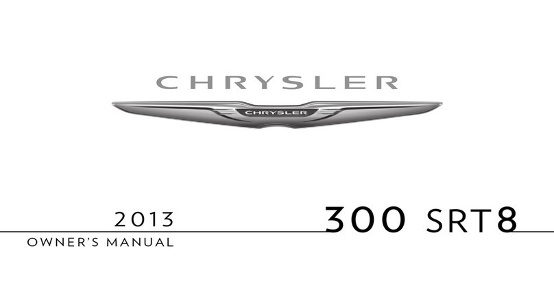 Chrysler 300 SRT8 2013 owner's manual