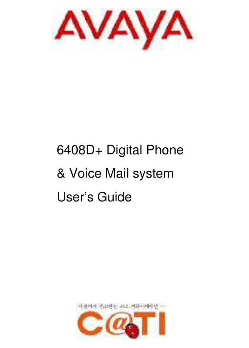 Avaya 6408D Plus user guide