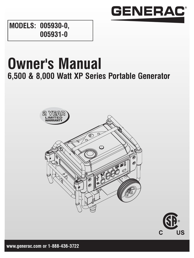 Generac Power Systems 005930-0 User manual