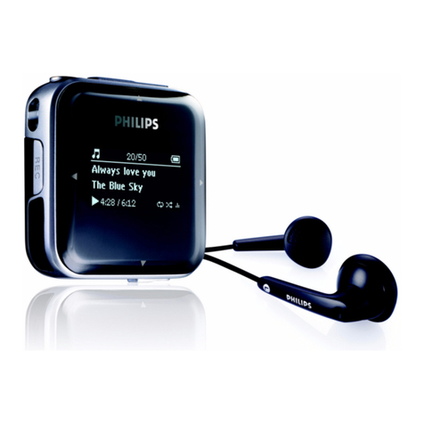 Philips GoGear SA2848 User manual