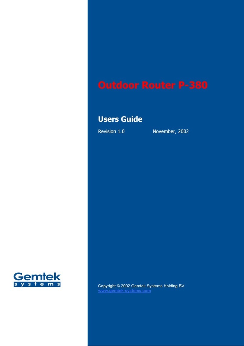 Gemtek Systems P-380 User manual