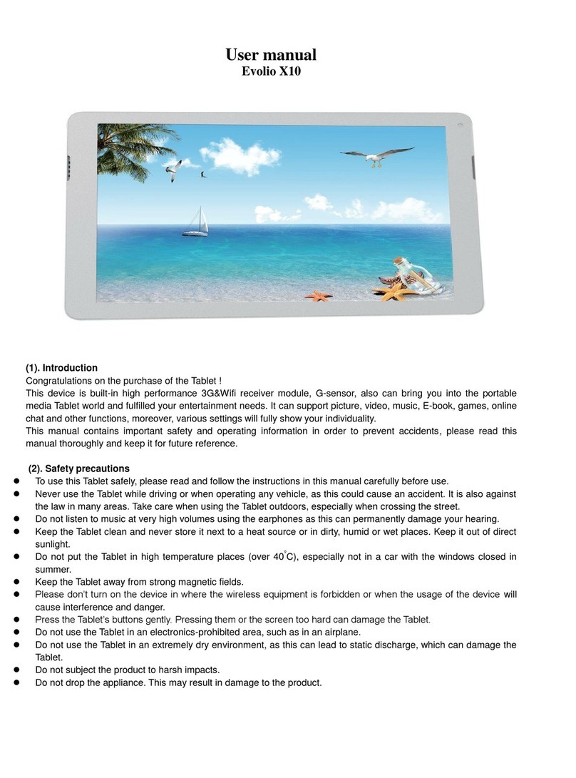 Evolio X10 user manual