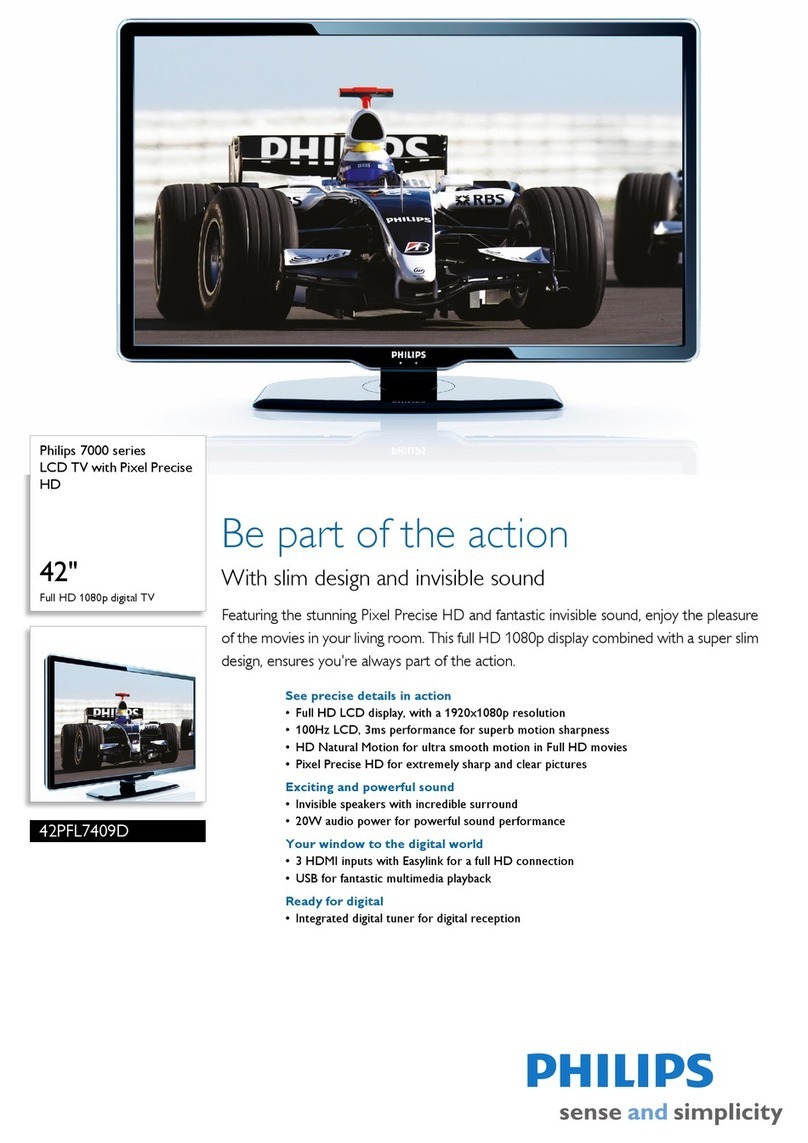 Philips 42PFL7409D/30 User manual