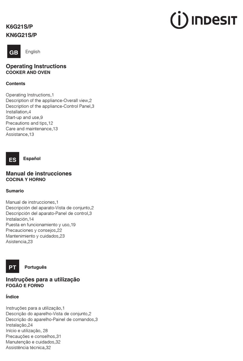 Indesit K6G21S User manual