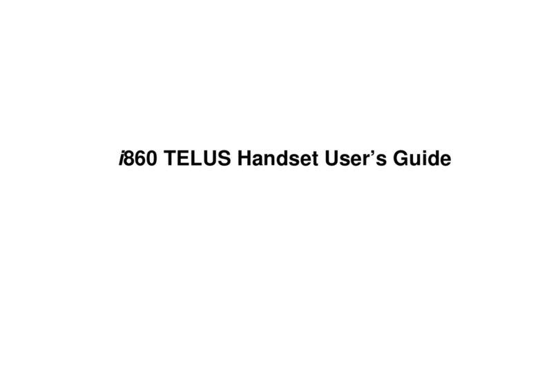 TELUS i860 User manual