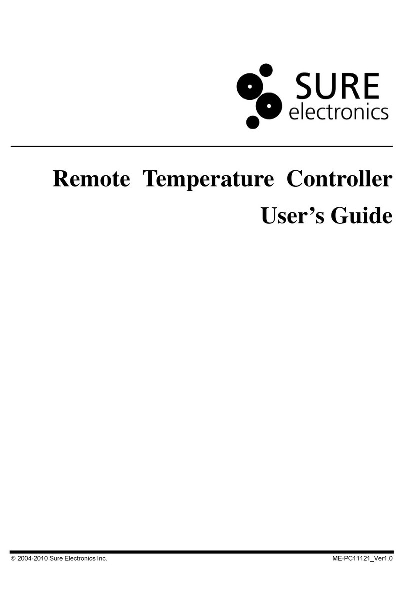 Sure Electronics Remote Temperature Controller User manual