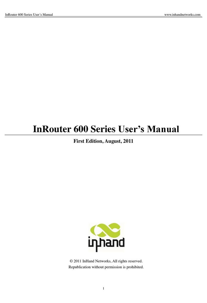 InHand InRouter 600 Series user manual