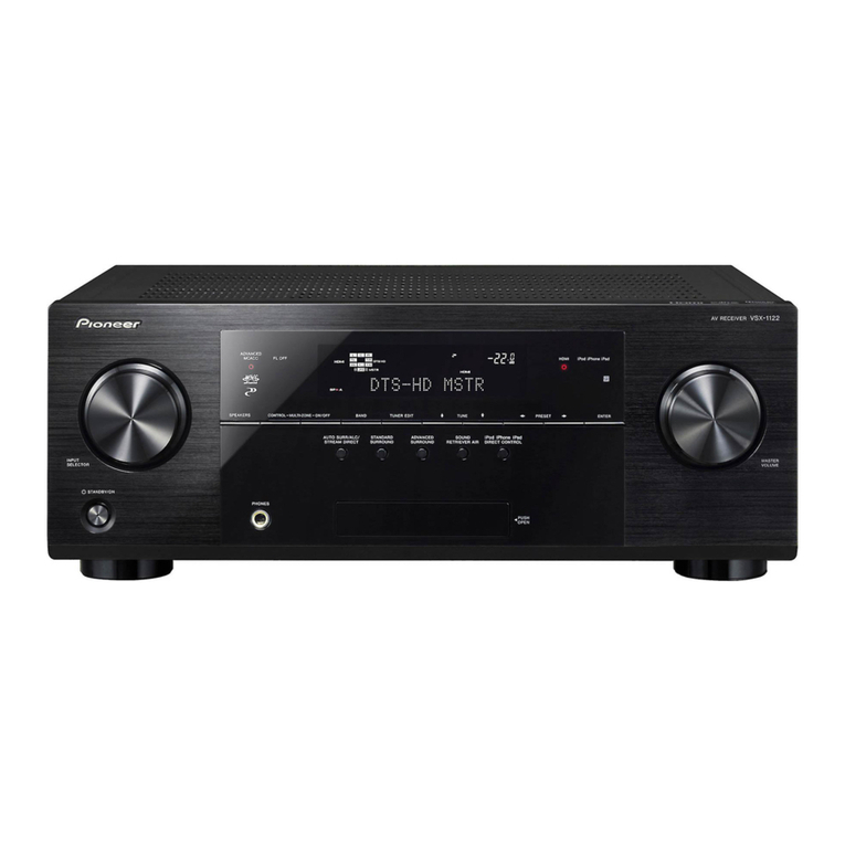Pioneer VSX-1122-K User manual