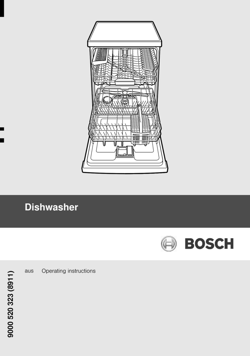 Bosch SMS50E22AUW User manual