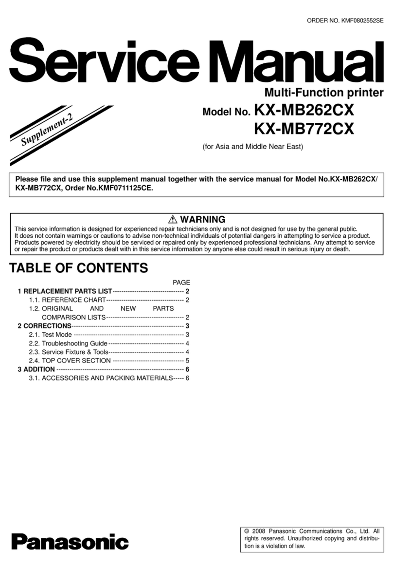 Panasonic KX-MB262CX User manual