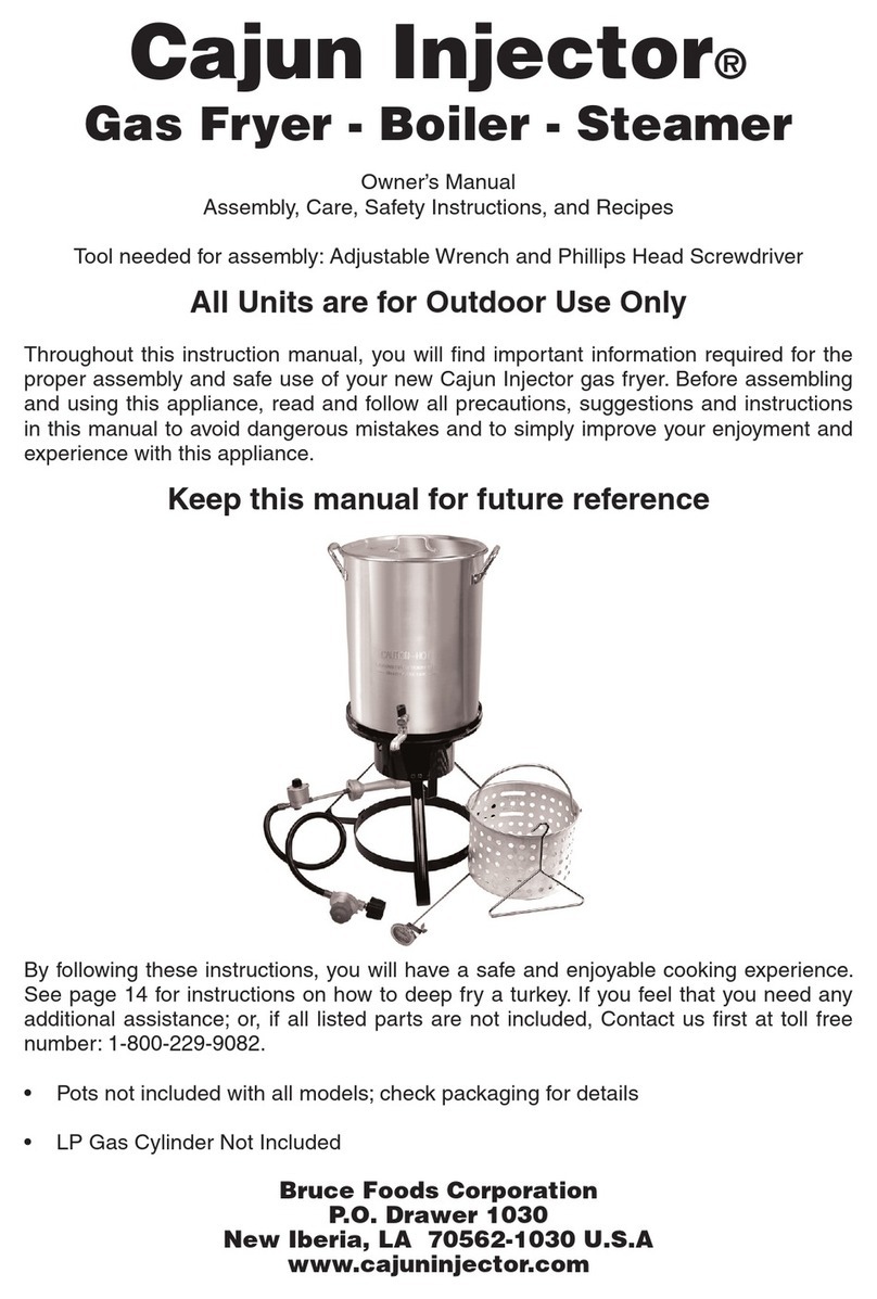 Bruce Foods Cajun Injector owner's manual