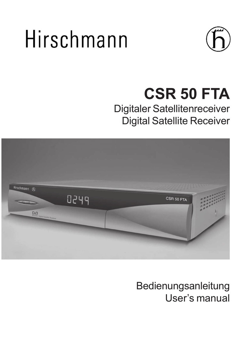 Hirschmann CSR 50 FTA user manual