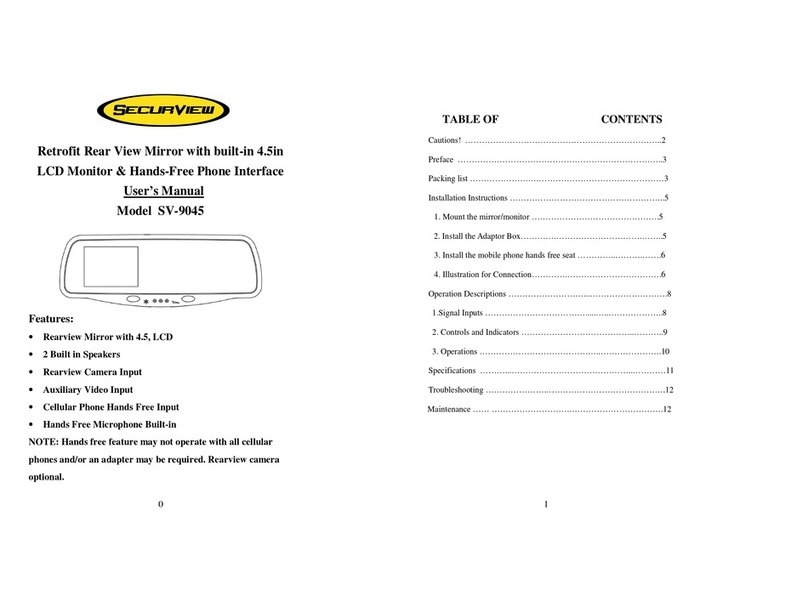 secureView SV-9045 user manual