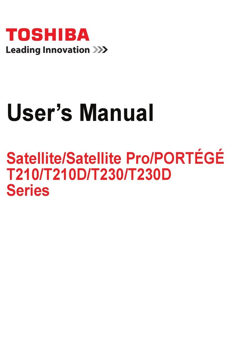 Toshiba Satellite T210D Series User manual