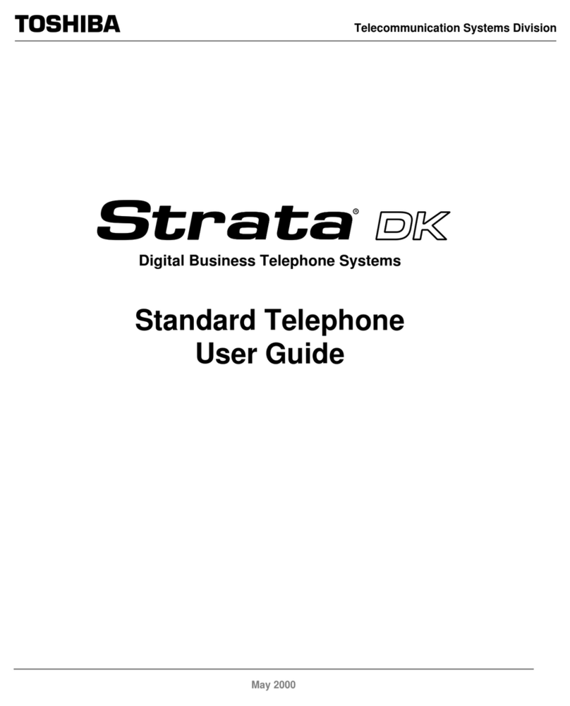 Toshiba Strata DK Backup User manual Toshiba Strata DK Backup User manual