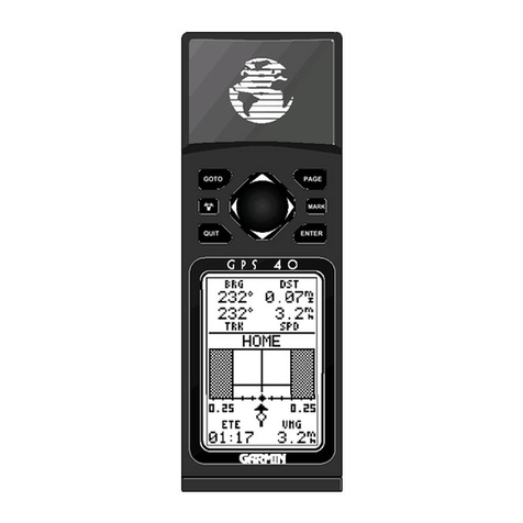 Garmin Personal Navigator GPS 40 Owner's  manual  & reference