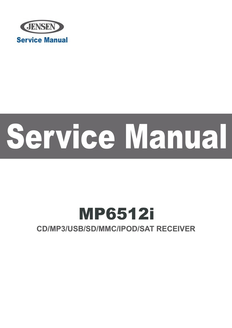 Jensen MP6512i User manual