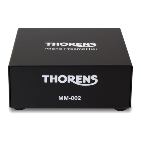 THORENS MM 002 user manual