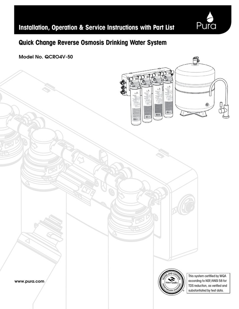 Pura QCRO4V-50 Operating/service instructions