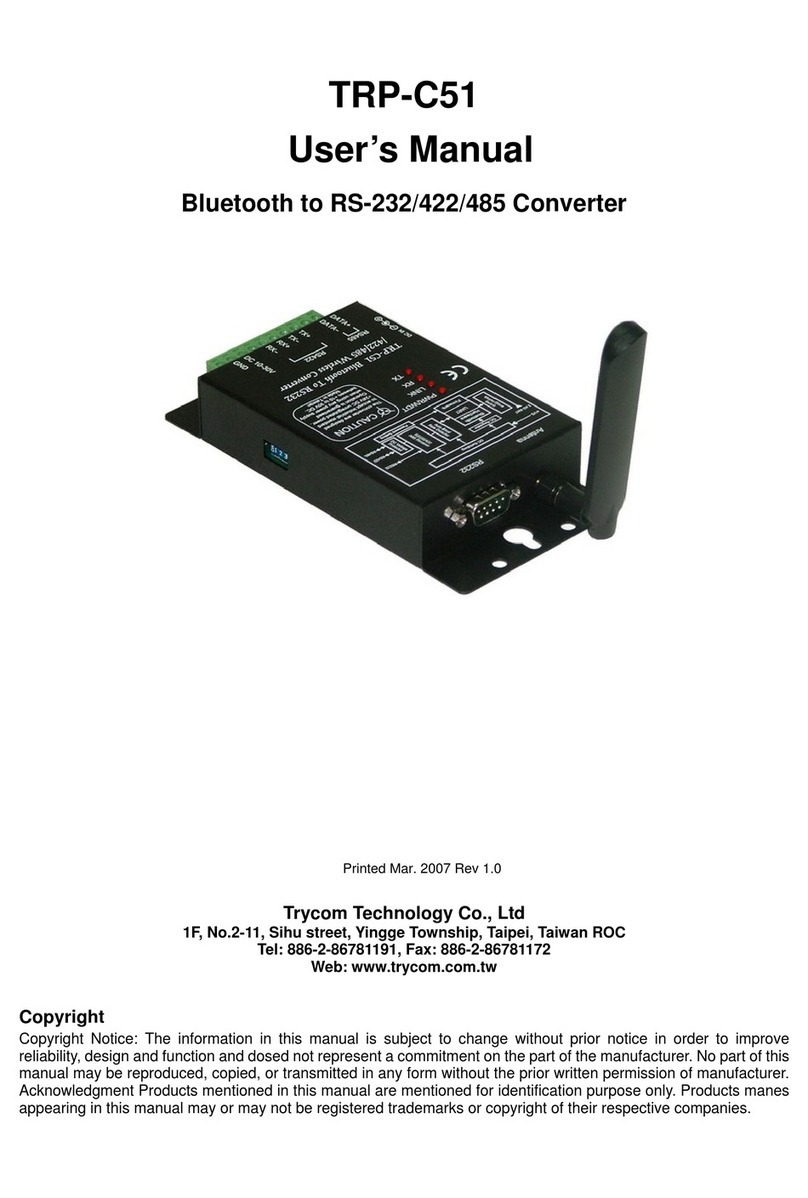 Trycom Technology TRP-C51 User manual Trycom Technology TRP-C51 User manual