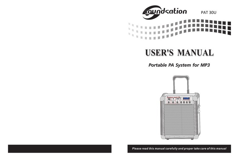 Sound Sation PAT 30U user manual