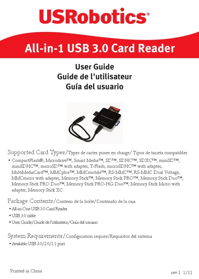 US Robotics All-in-1 USB 3.0 user guide