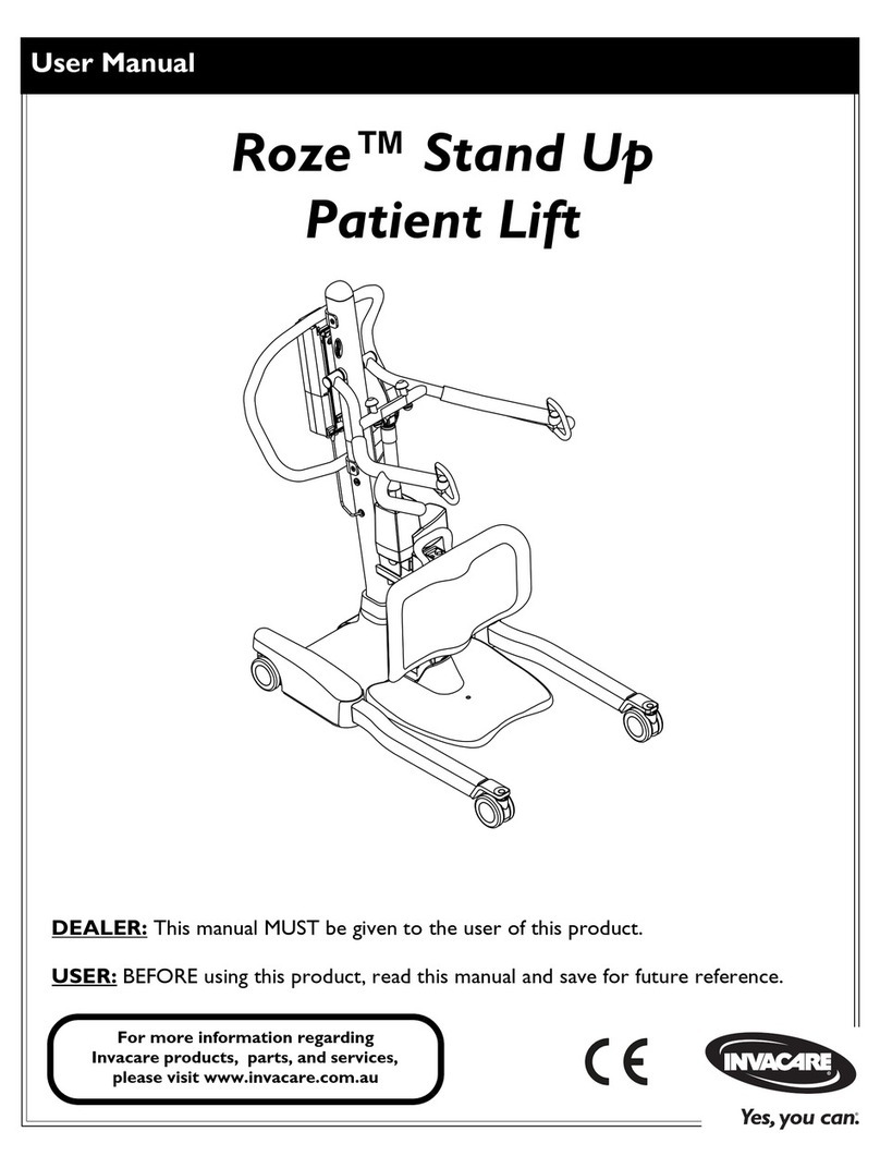 Invacare ROZE user manual
