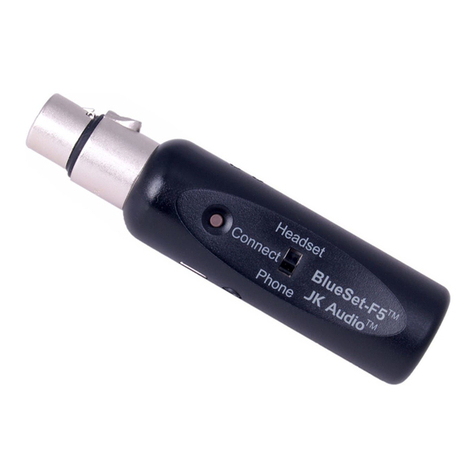 JK Audio BlueSet User manual