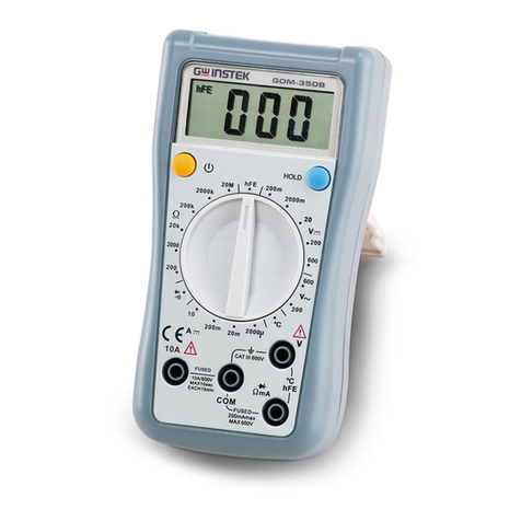 GW Instek GDM-350B user manual