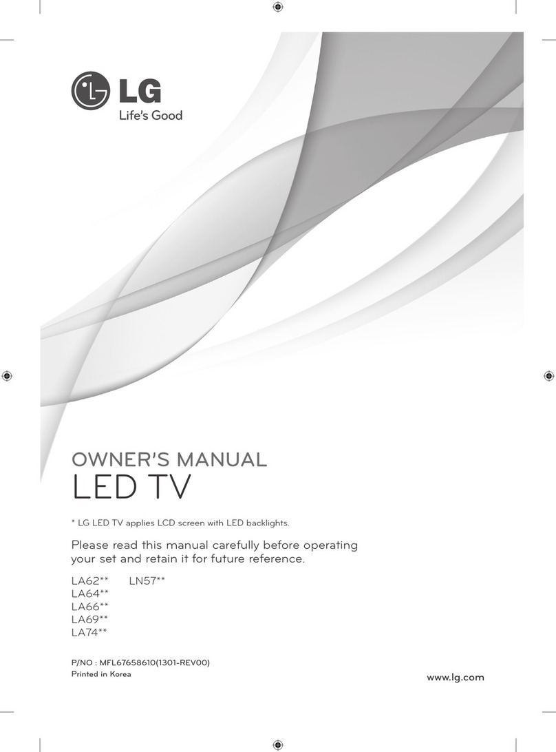 LG LA62 Series User manual