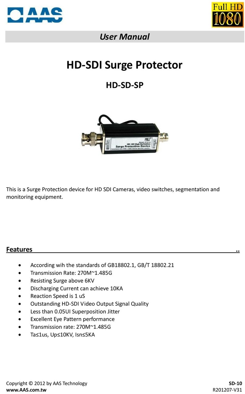 AAS HD-SD-SP user manual