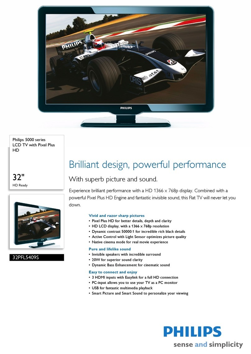 Philips 32PFL5409S/98 User manual