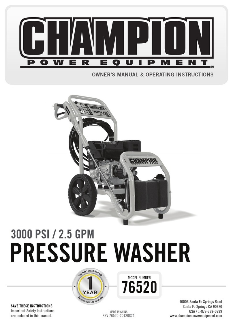 Champion Power Equipment 76520 Owner's manual & operating instructions