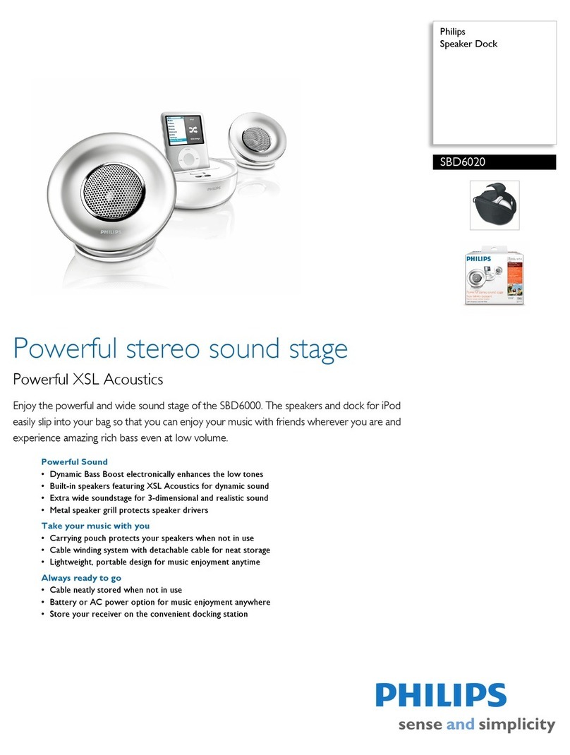 Philips SBD6020 Specifications