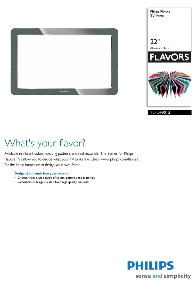 Philips Flavors 22FDF9013 User manual Philips Flavors 22FDF9013 User manual