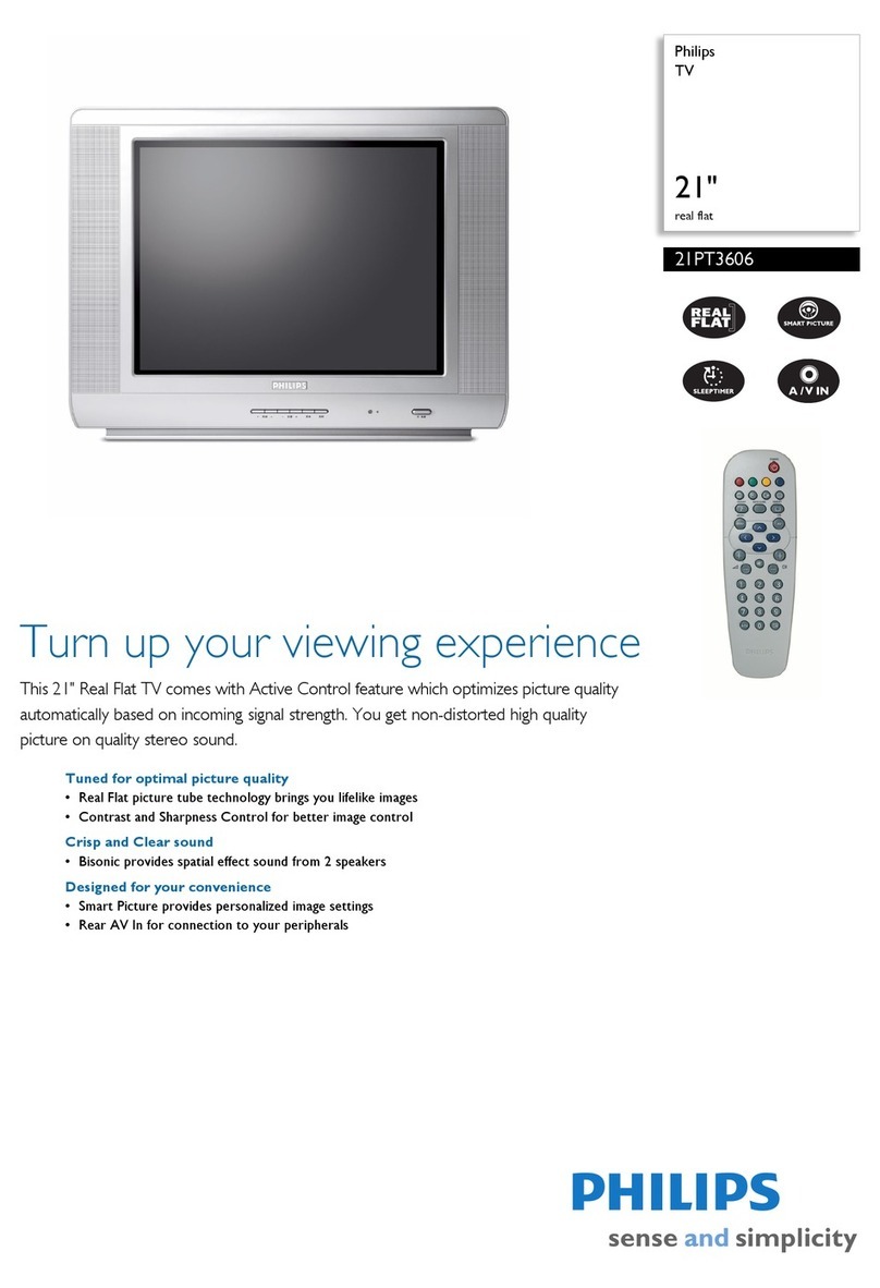Philips 21PT3606 User manual