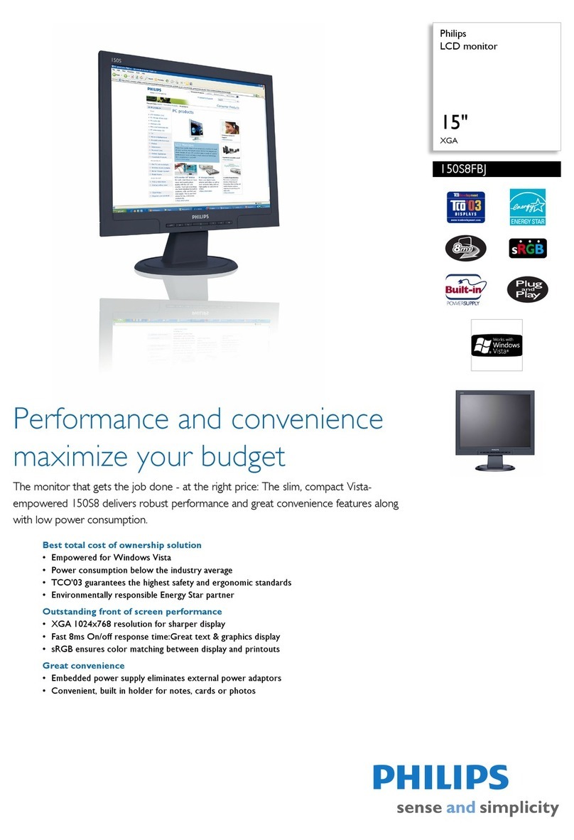 Philips 150S8FBJ/78 User manual