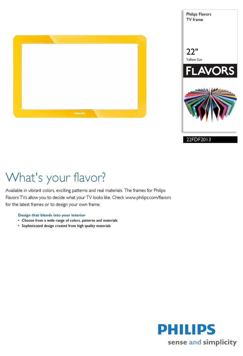 Philips Flavors 22FDF2013 User manual