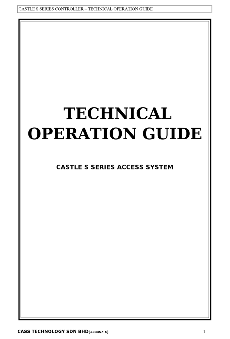 Cass Technology CASTLE S SERIES Technical operation guide Cass Technology CASTLE S SERIES Technical operation guide