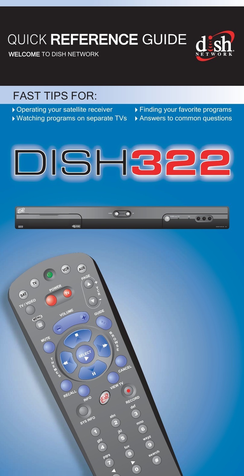 Dish Network DISH322 User manual