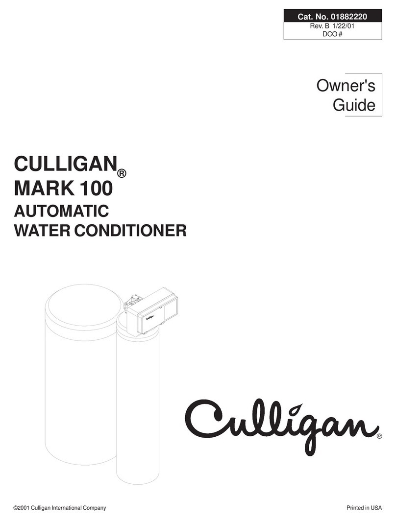 Culligan Mark 100 owner's guide